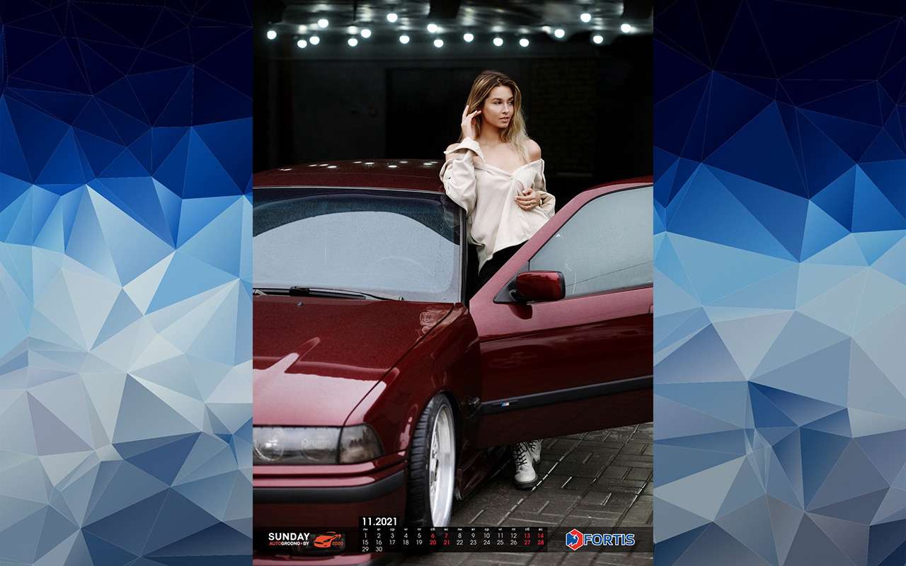 Жаркий календарь-2021: белорусские девушки и редкие машины — фото 1213050