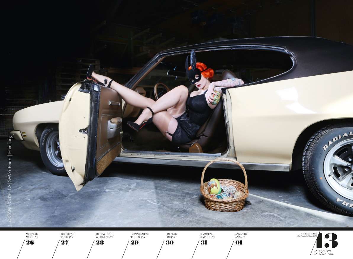 Юбилейный пин-ап календарь: девушки и легендарные машины — фото 798217