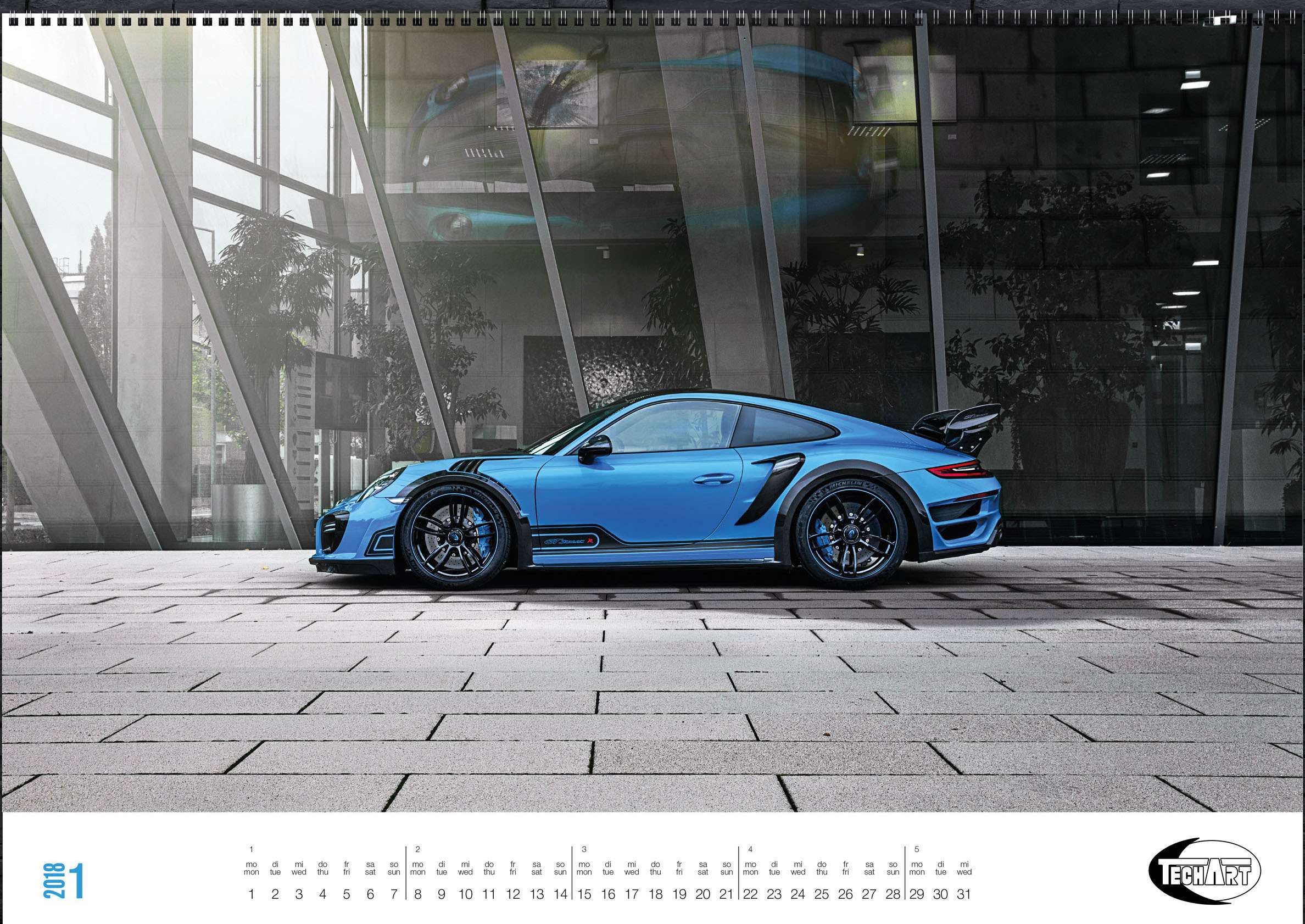 Только красивые машины: календарь Techart — фото 826387