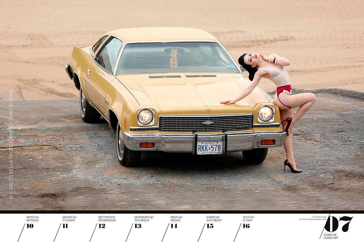 16 красоток и 29 легендарных тачек Америки — ваш календарь-2020 — фото 1003749