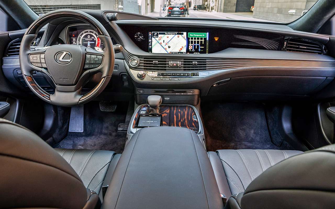 Новый Lexus LS — тест-драйв ЗР — фото 812428