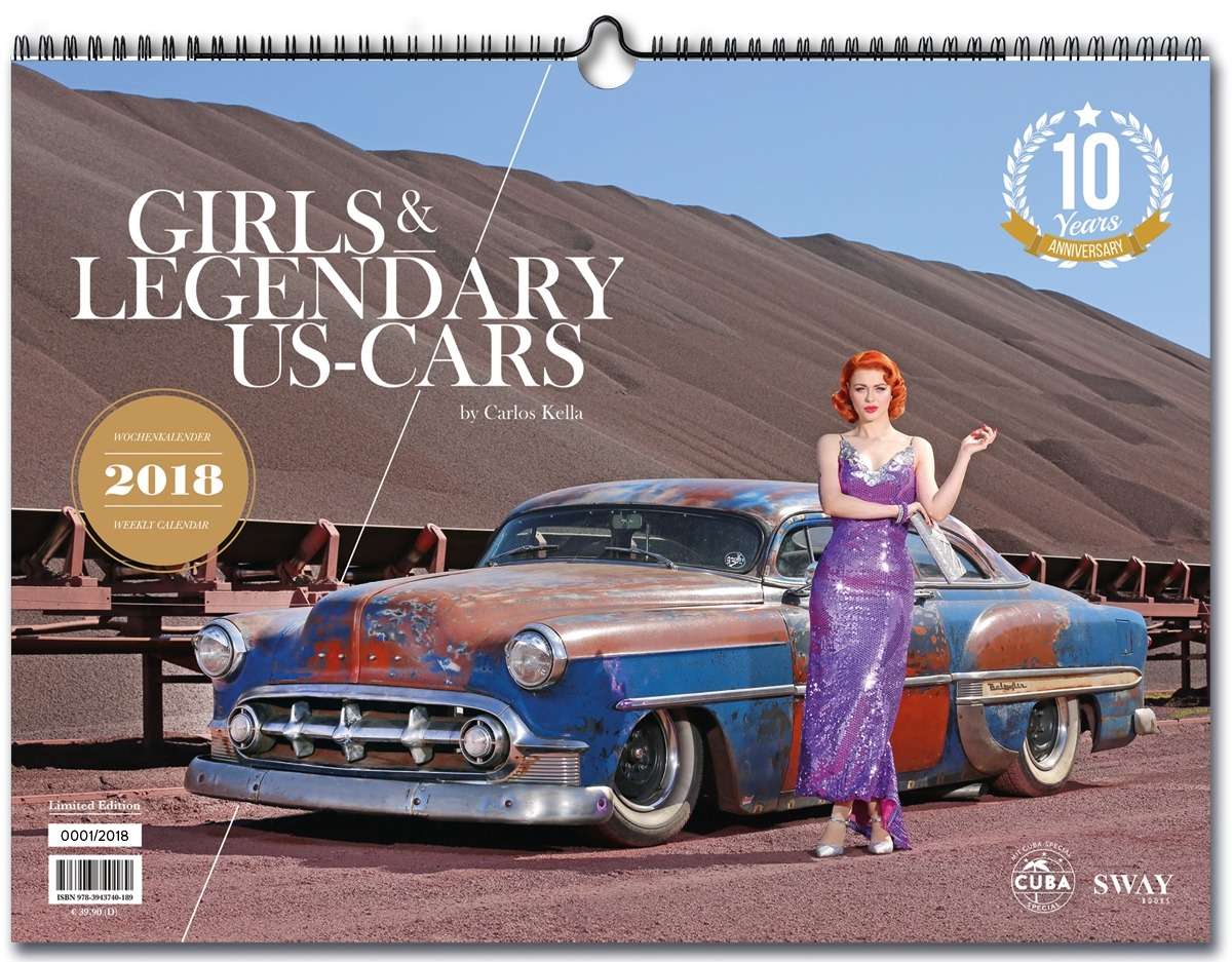 Юбилейный пин-ап календарь: девушки и легендарные машины — фото 798210
