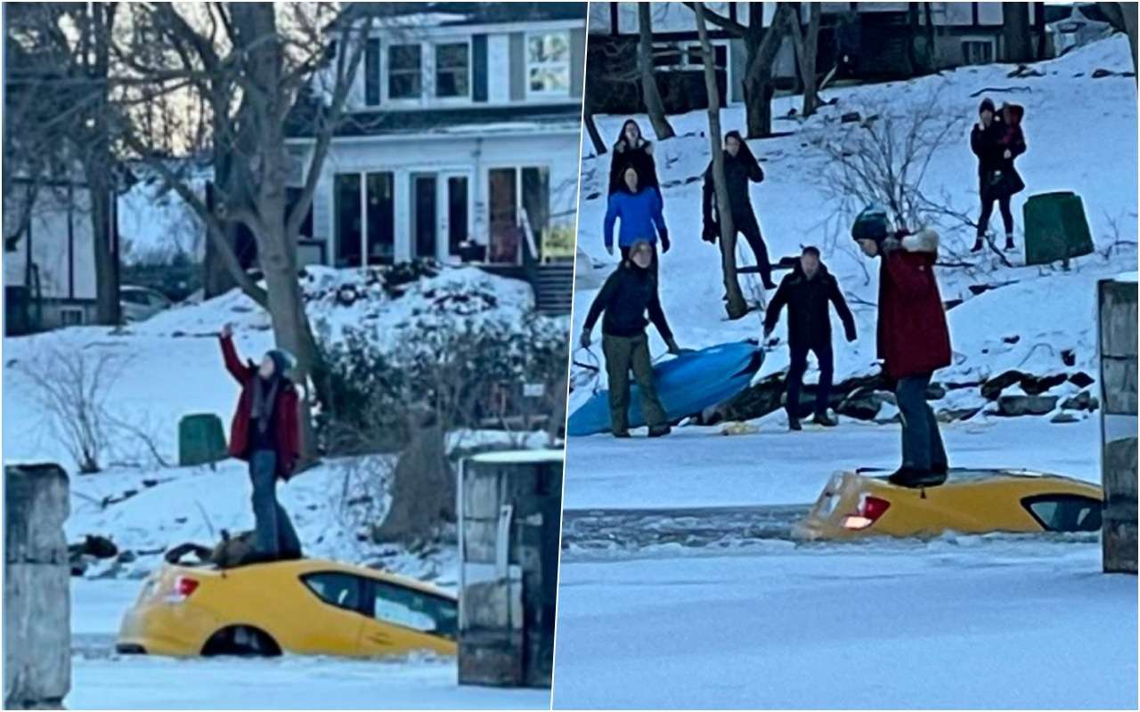 Спасатели дали совет, как выжить, если машина провалилась под лед