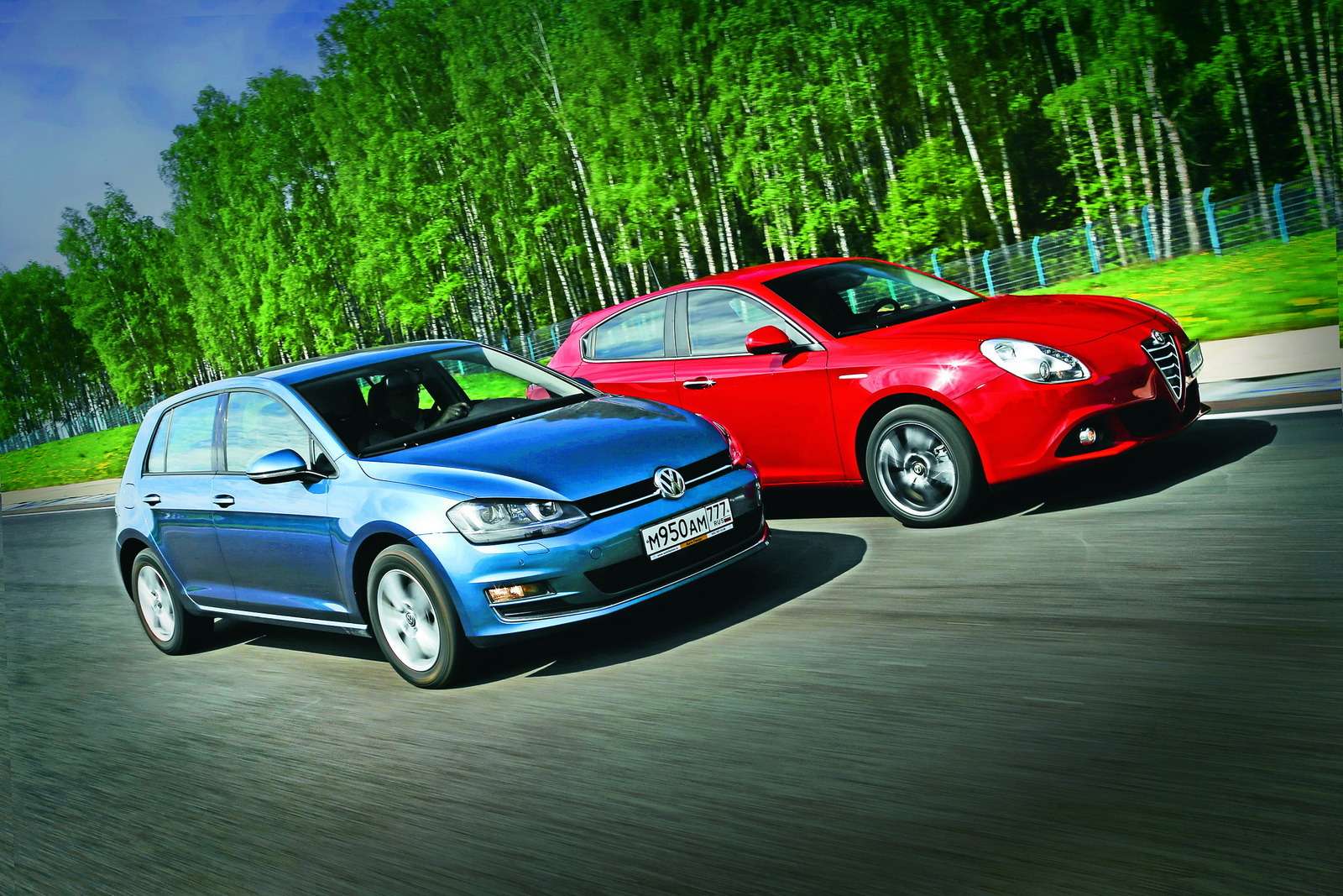 Тест Alfa Romeo Giulietta и Volkswagen Golf — журнал За рулем