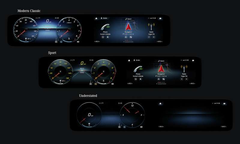 Варианты приборной панели нового Mercedes-Benz A-класса