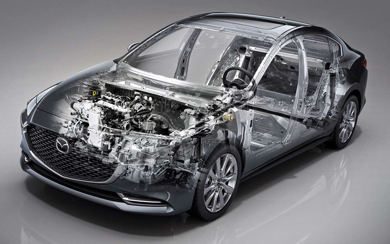 Новая Mazda 3: как японцы скрестили бензиновый мотор с дизельным — фото 934468
