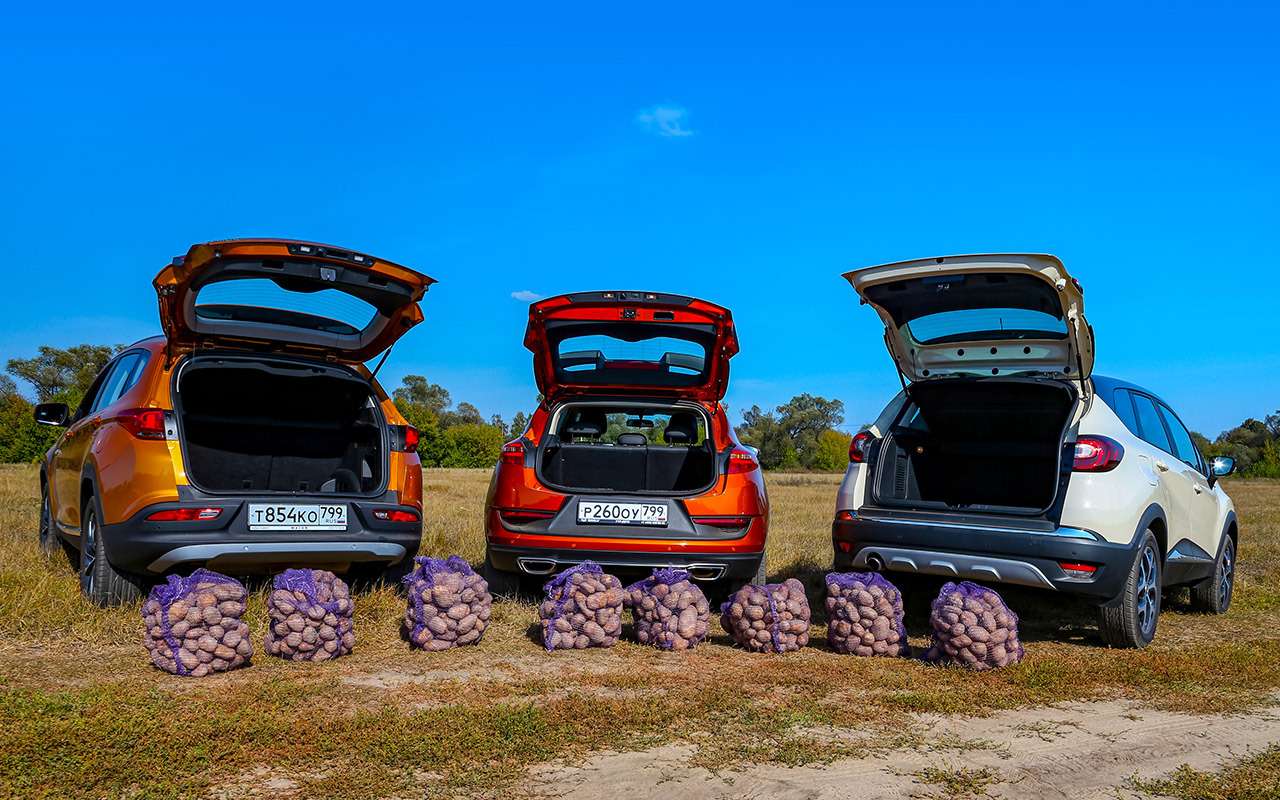 Geely GS, Chery Tiggo 7, Renault Kaptur: тест-драйв в цифрах — фото 1012358