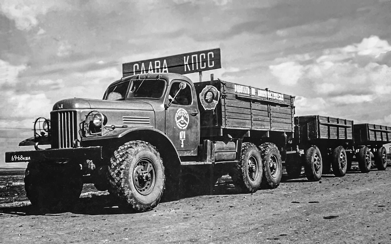 Армейские грузовики первыми в истории обрели систему контроля за давлением в шинах.