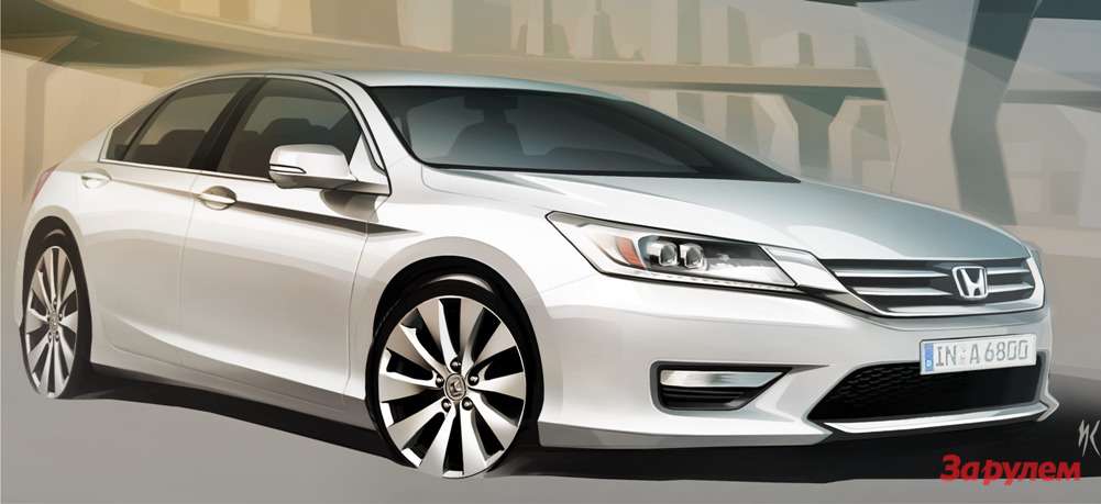 New Honda Accord side-front view