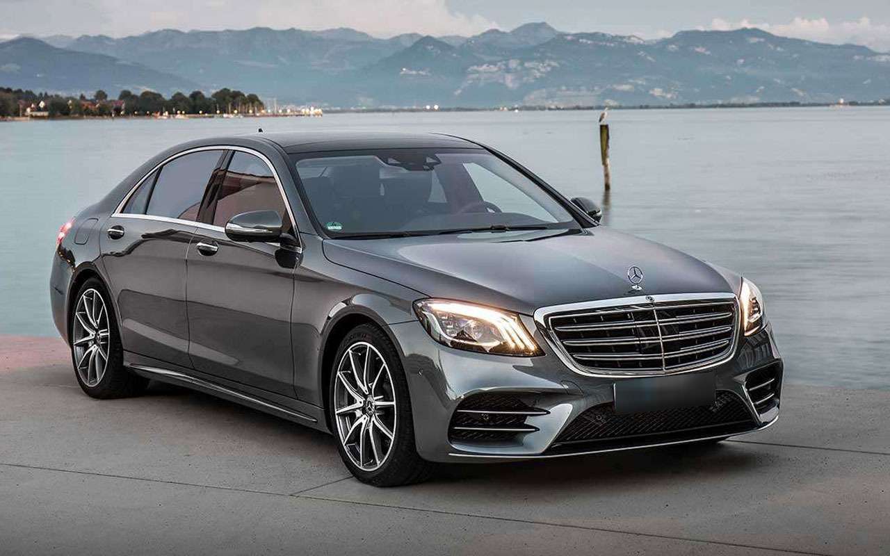 Mercedes S-класса стоил 5 млн (еще в 2014-м). Что на них есть сегодня? — фото 1367534