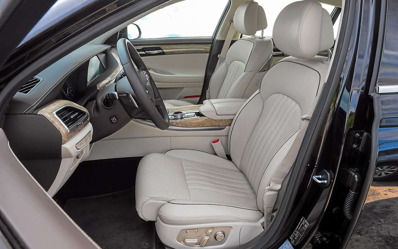 Большой тест престижных седанов: новый Lexus LS 500 и конкуренты — фото 928752