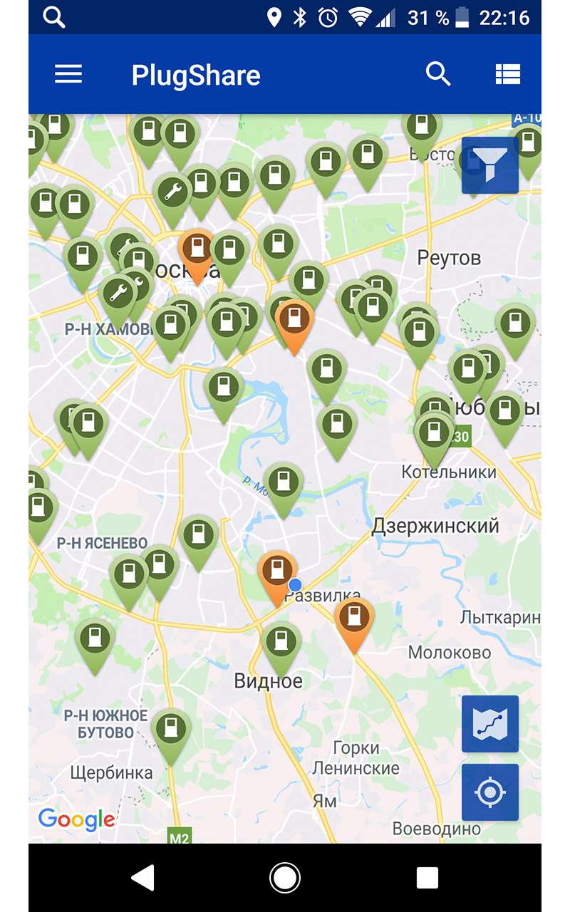 Из Петербурга в Москву на электромобиле: дешевле, но намного дольше