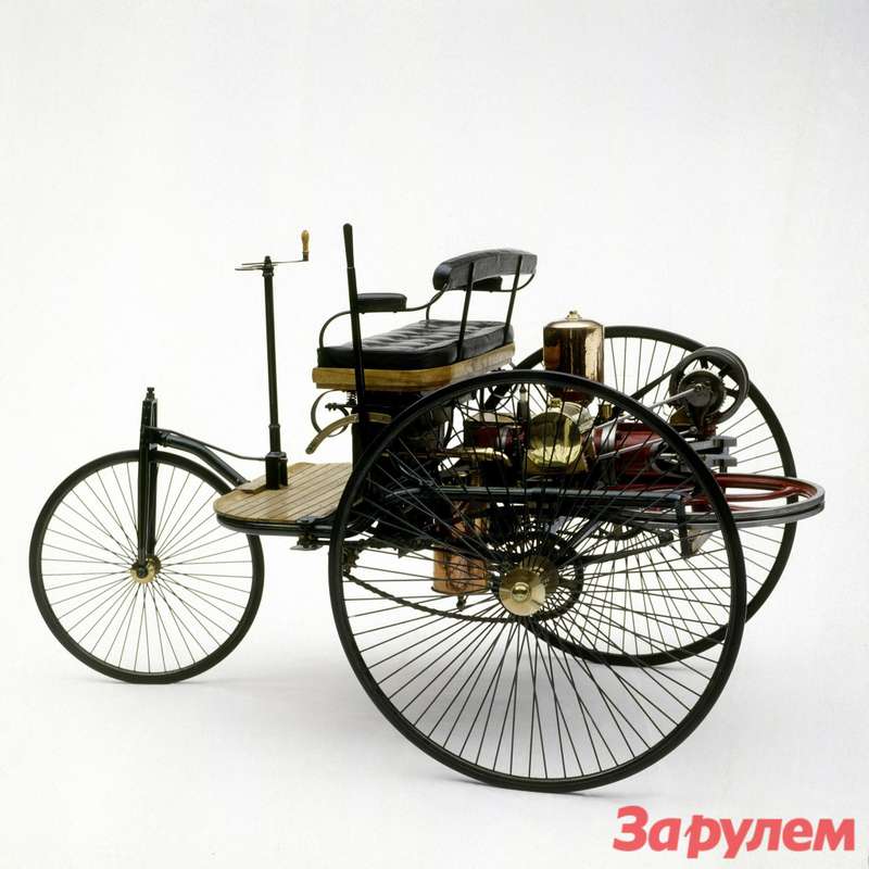 Benz Patent Motorwagen первой серии. Следом появится второй образец, мощностью уже 1,5 л.с., а третий образец 1888 года, мощностью до 3 л.с. будет построен серией в 25 машин