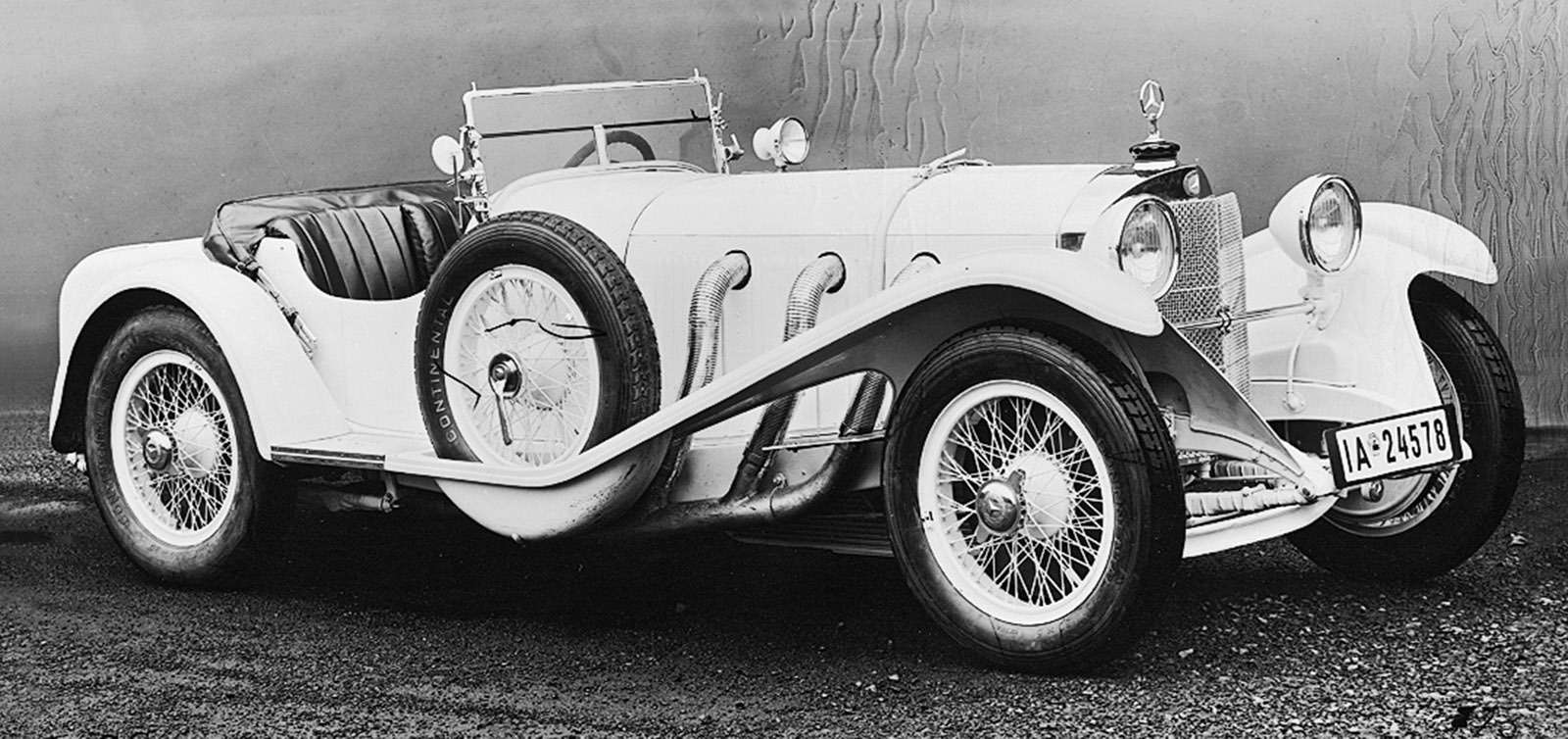 Спортивные автомобили Mercedes-Benz уже с начала 1920‑х годов оснащали компрессором, позволявшим снимать с семилитрового мотора до 300 л.с.