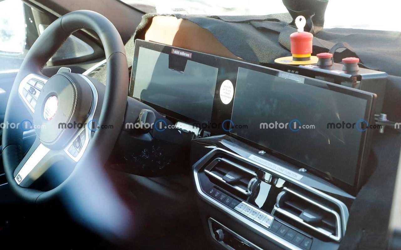 Первые фото рестайлинговой BMW X6: очень длинный экран — фото 1224538