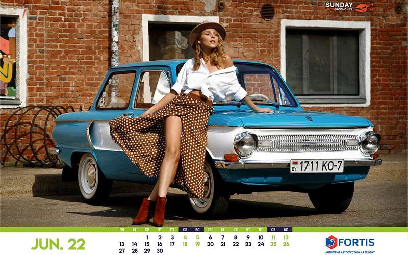 Сексапильные красотки и «жемчужины» автопарка Беларуси в новом календаре