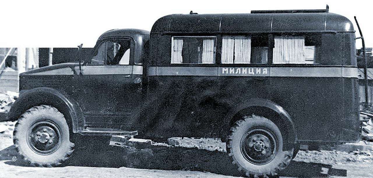 Фургон на шасси ГАЗ-63