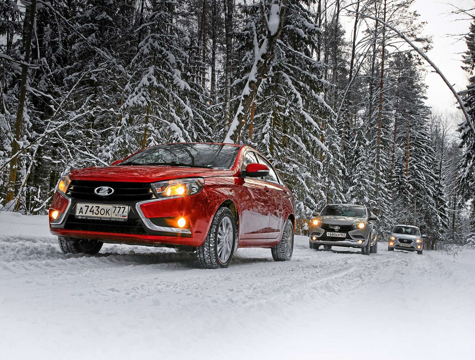 Большой зимний тест: Lada Vesta, Lada XRAY и Datsun mi-DO из парка ЗР — фото 571416