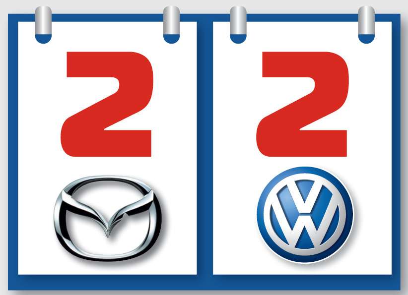 Mazda6 и VW Passat CC