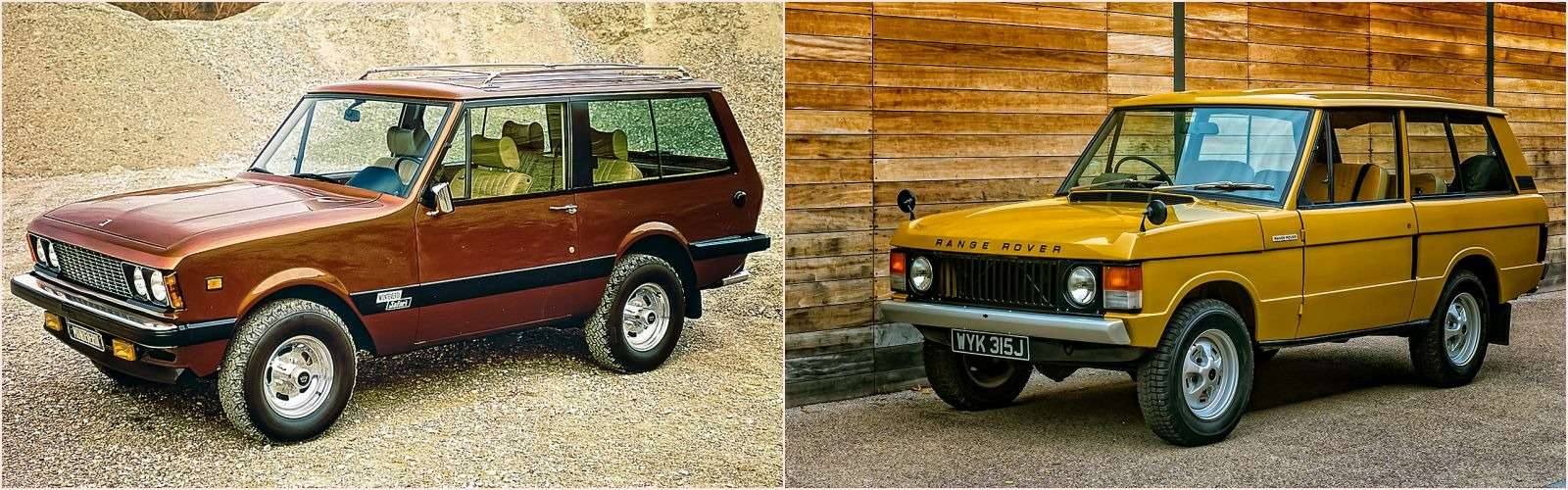 Швейцарский Monteverdi Safari сочетал американские шасси и узлы со стилистикой британского внедорожника Range Rover.