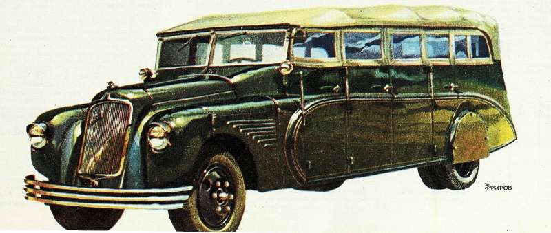 Особенный советский автобус — для НКВД (ну или для курортников)