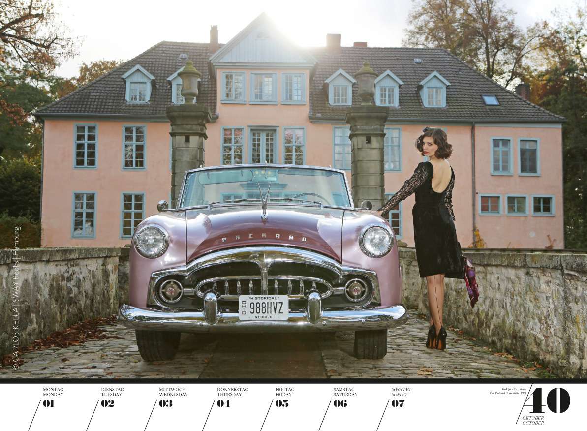 Юбилейный пин-ап календарь: девушки и легендарные машины — фото 798225