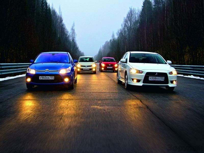 Toyota Auris, Mitsubishi Lancer, Nissan Tiida, Citroen C4: Имею желание… — фото 92593