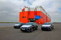 2015 Toyota Mirai в европейском порту