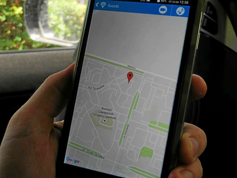 Посмотреть местоположение автомобиля можно в любой момент на смартфоне, если установлено приложение TrackView.
