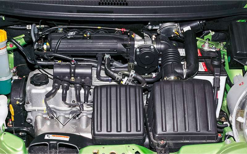 Литровый четырехцилиндровый двигатель Daewoo Matiz