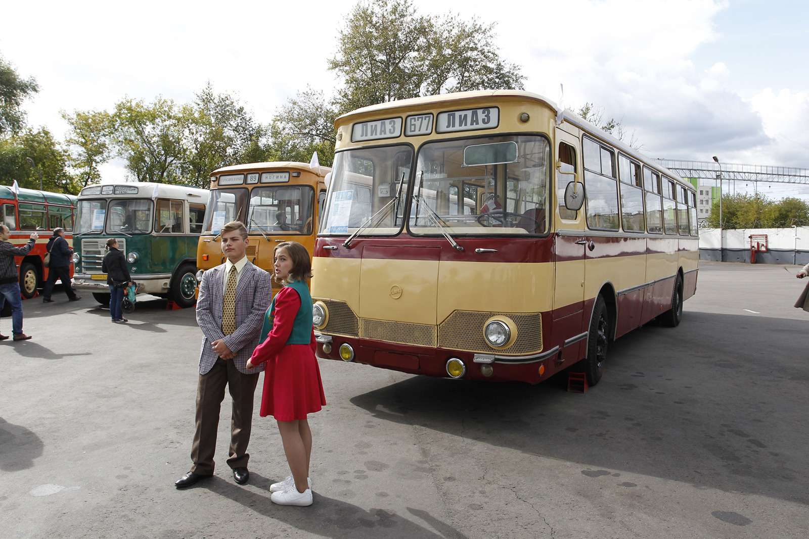 Автобусы нашего детства — выставка пассажирского транспорта — фото 792672
